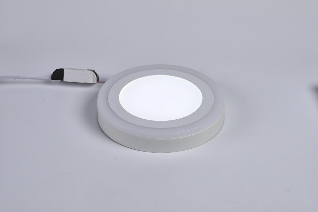 Double colors Round Surface-mounted Double colors LED panel lights