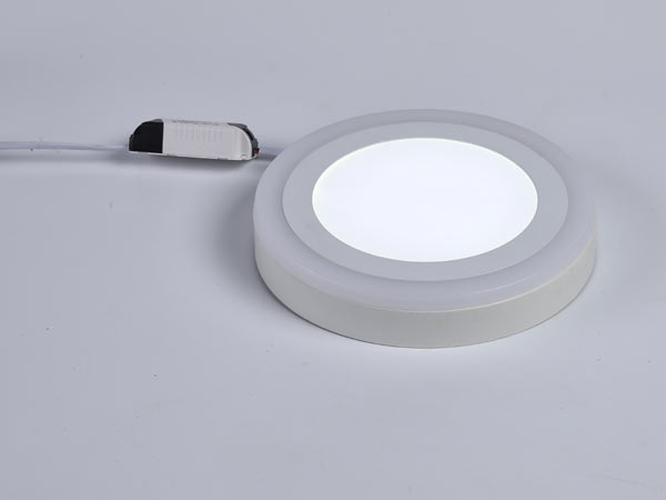 Double colors Round Surface-mounted Double colors LED panel lights
