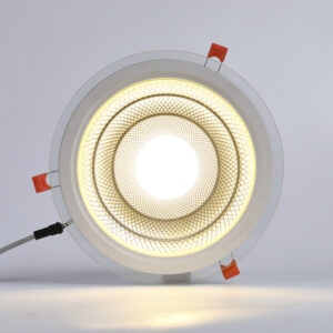 Round Glass LED panel lights (2)