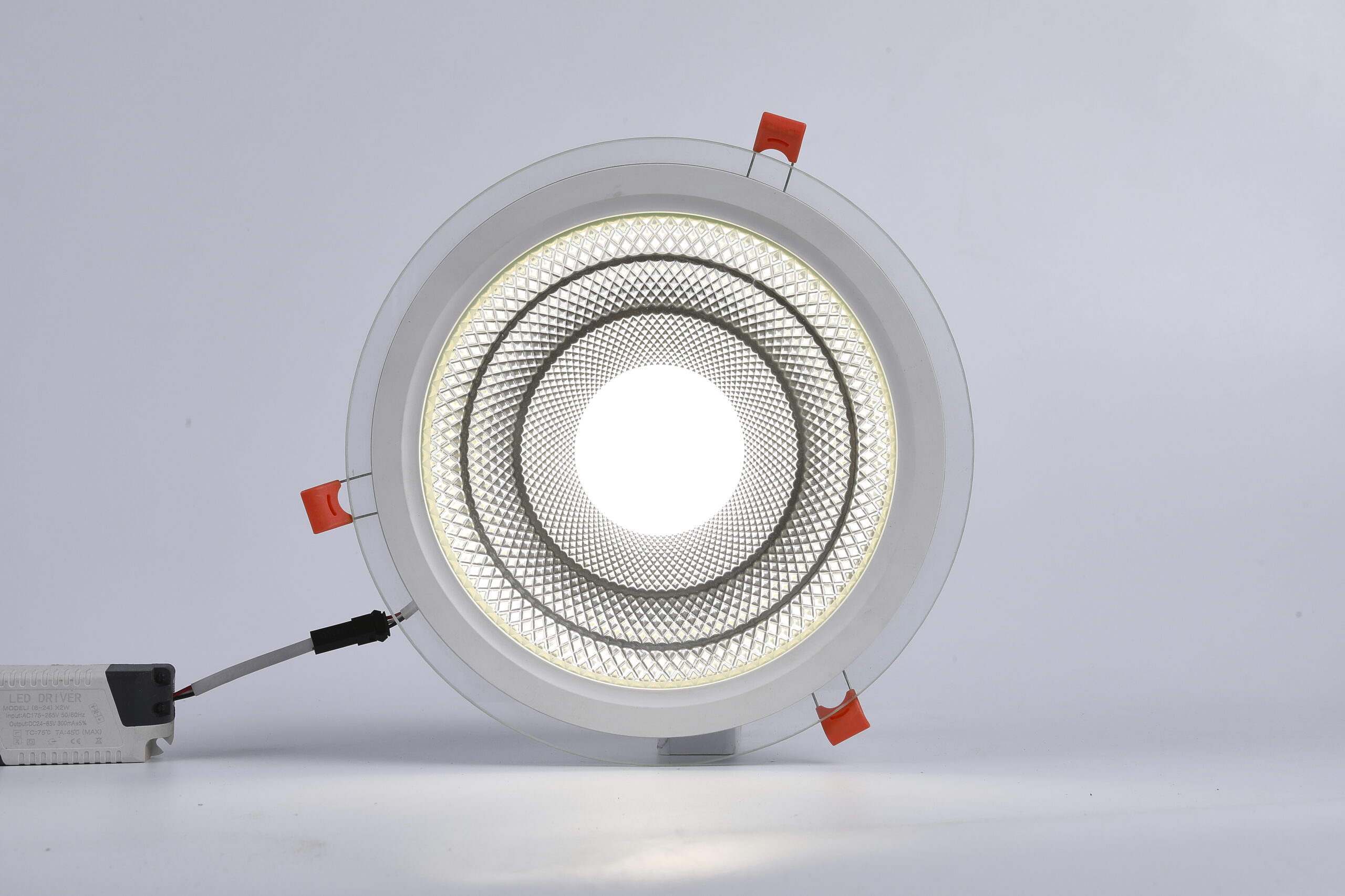 Round Glass LED panel lights (3)