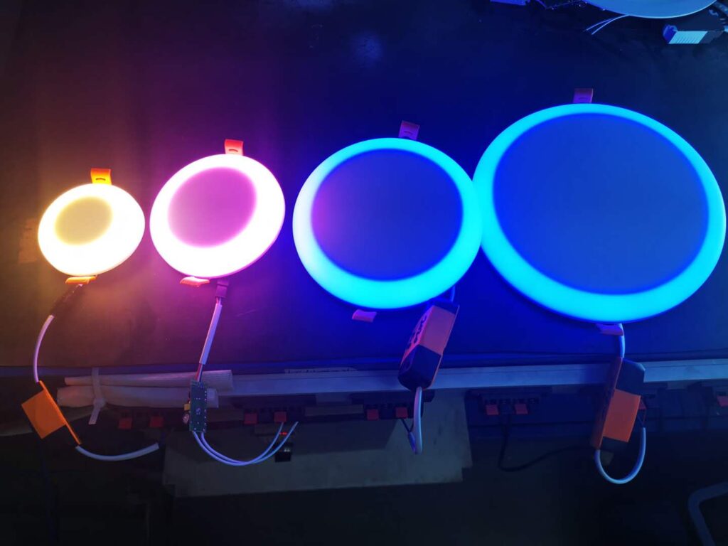 Frameless LED Dual-Color Panel Light