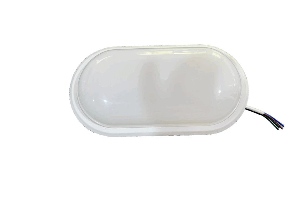 Oval Triple-proof CCT LED ceiling light