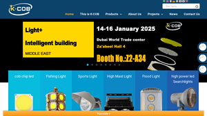 Homepage screenshot for Kcobled – Fishing Light Manufacturers, Factory, Suppliers From