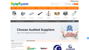 Homepage screenshot for Lighting – 4.1 192 ·