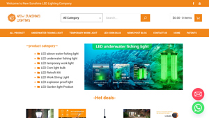 Homepage screenshot for Nsslighting – Welcome to New Sunshine LED Lighting