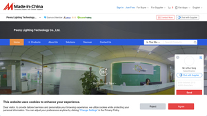 Homepage screenshot for Peonylighting – Rating  5.0